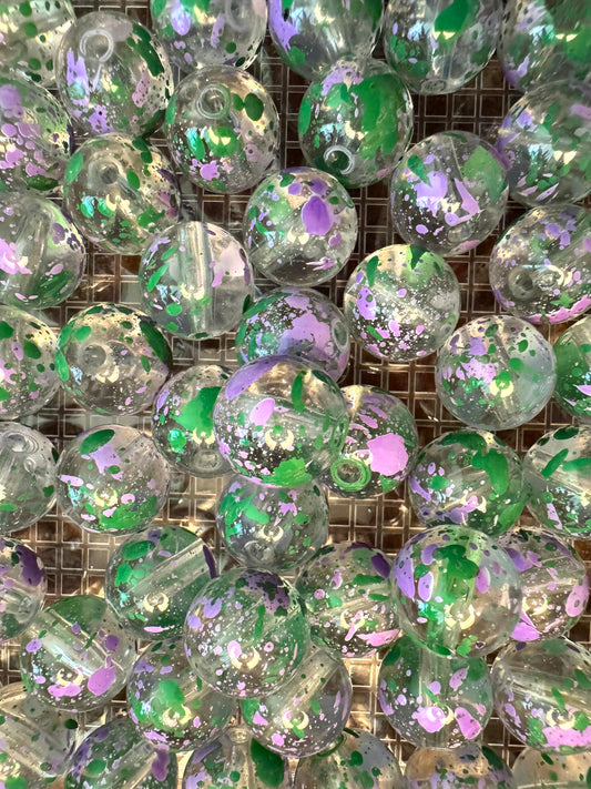Purple and Green